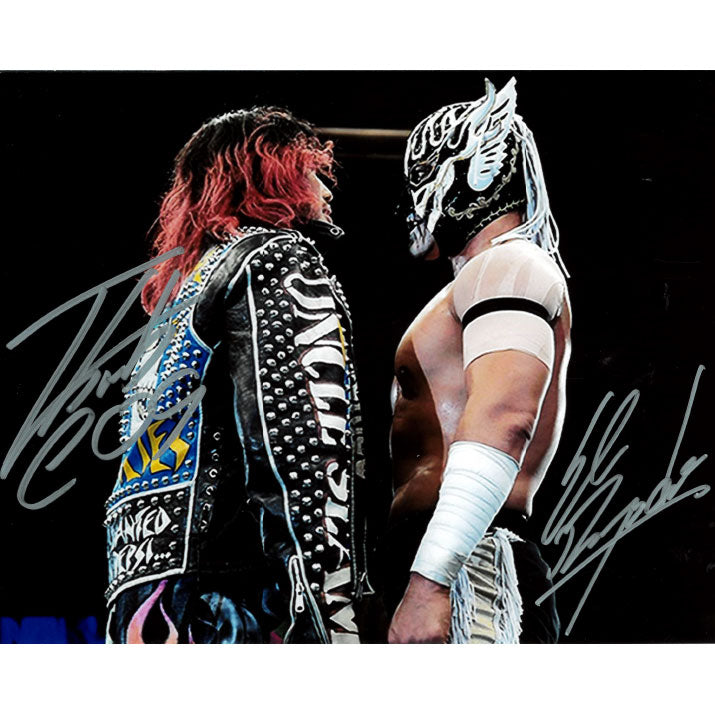 El Desperado & Hiromu Takahashi Stand Off 8 x 10 Promo - DUAL AUTOGRAPHED