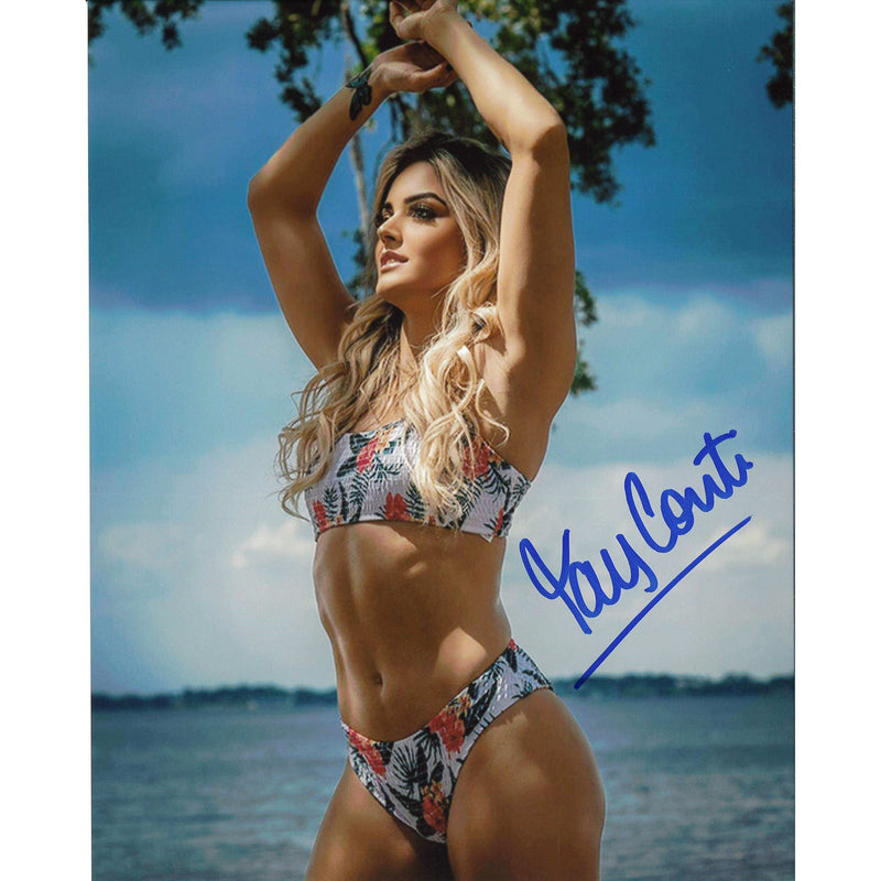 Tay Melo Flower Print Bikini 8 x 10 Promo - AUTOGRAPHED
