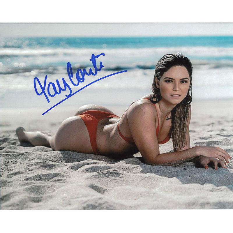 Tay Melo On The Beach 8 x 10 Promo - AUTOGRAPHED