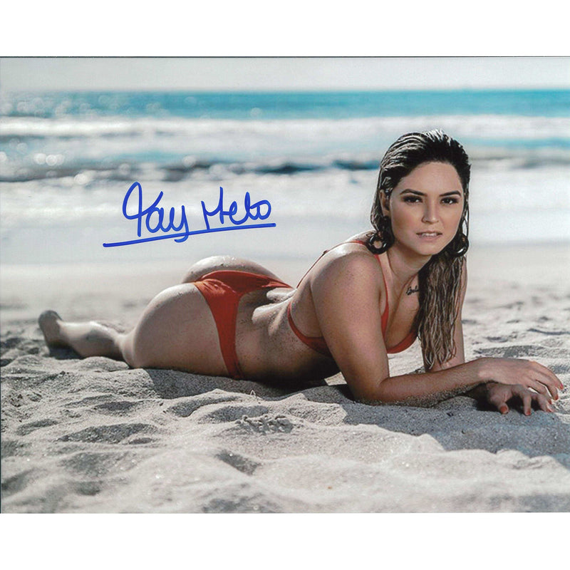 Tay Melo On The Beach 8 x 10 Promo - AUTOGRAPHED
