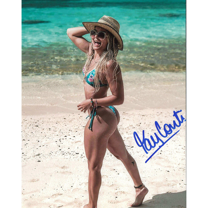 Tay Melo Straw Hat 8 x 10 Promo - AUTOGRAPHED