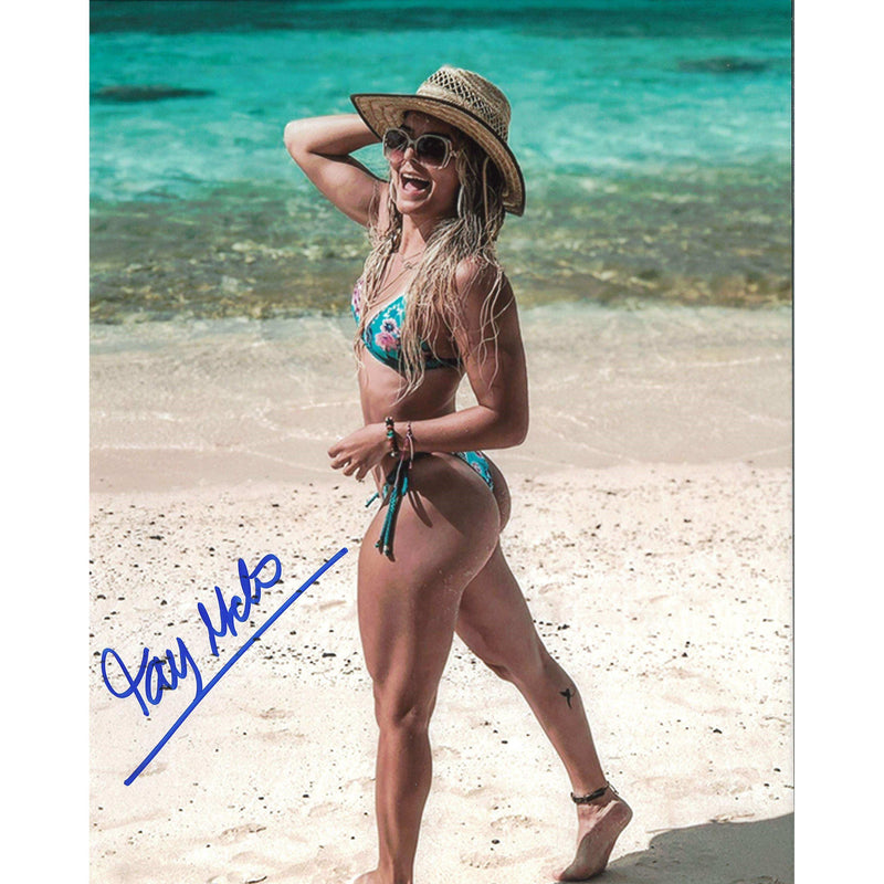 Tay Melo Straw Hat 8 x 10 Promo - AUTOGRAPHED