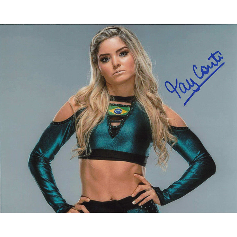 Tay Melo Teal Gear 8 x 10 Promo- AUTOGRPAHED