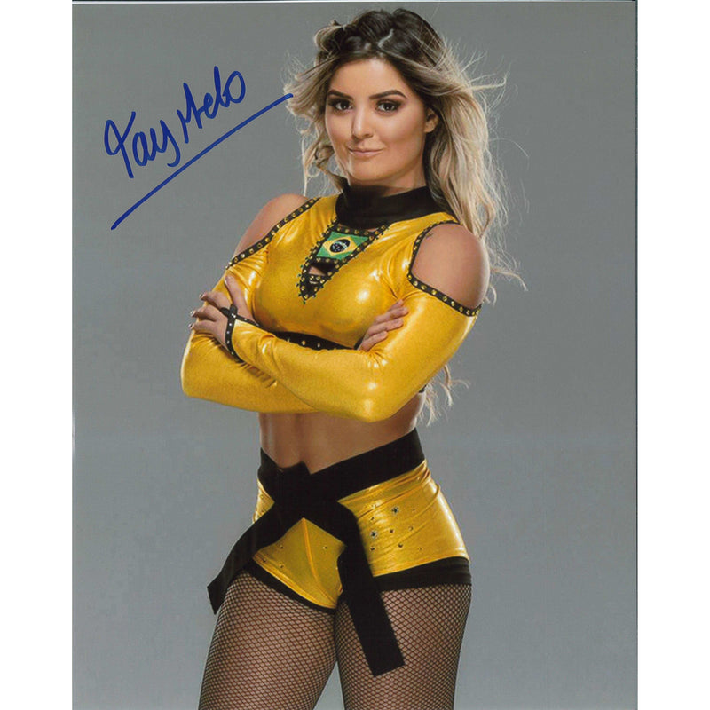 Tay Melo Yellow Gear 8 x 10 Promo - AUTOGRAPHED