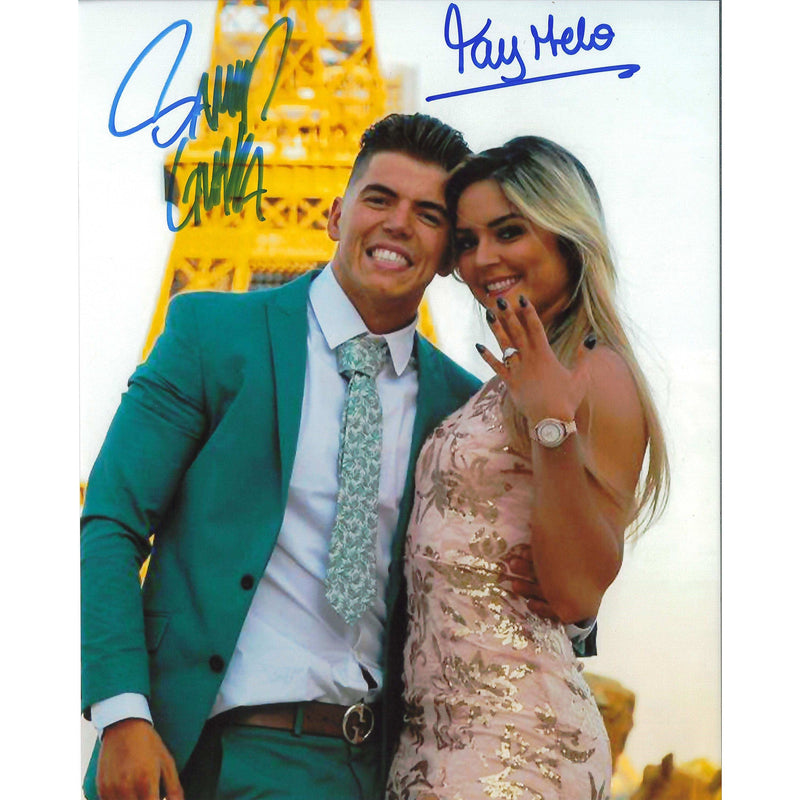 Sammy Guevara & Tay Melo Yes! 8 x 10 Promo - DUAL AUTOGRAPHED