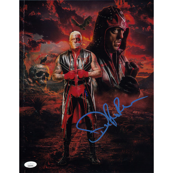 Dustin Rhodes METALLIC 11 x 14 Poster - JSA AUTOGRAPHED