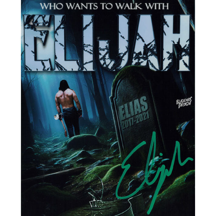 Elijah BMD METALLIC 8 x 10 Promo - AUTOGRAPHED