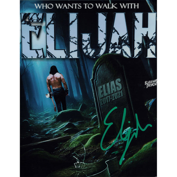 Elijah BMD METALLIC 11 x 14 Poster - AUTOGRAPHED