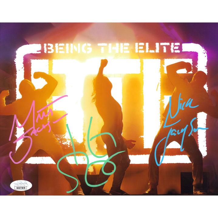 The Elite Wayward 8 x 10 Promo - JSA TRIPLE AUTOGRAPHED