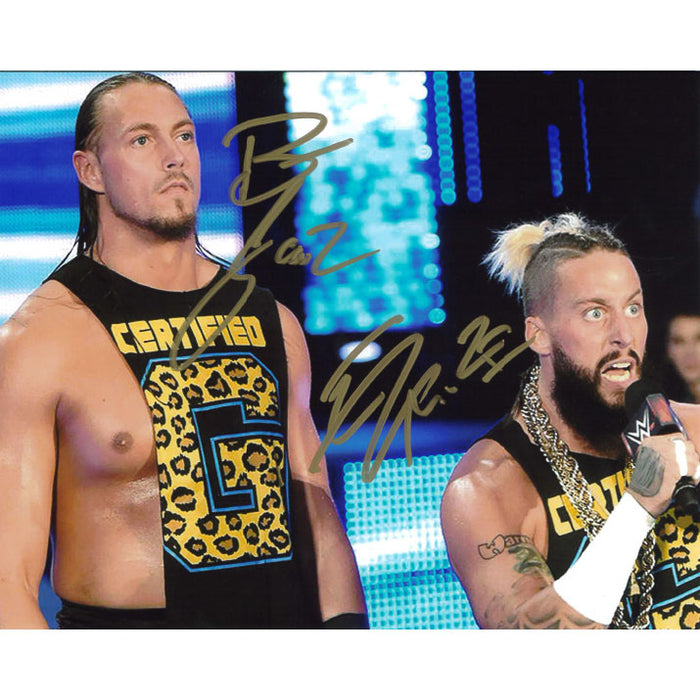 Enzo Amore & Big Cass Certified G 8 x 10 Promo - DUAL AUTOGRAPHED