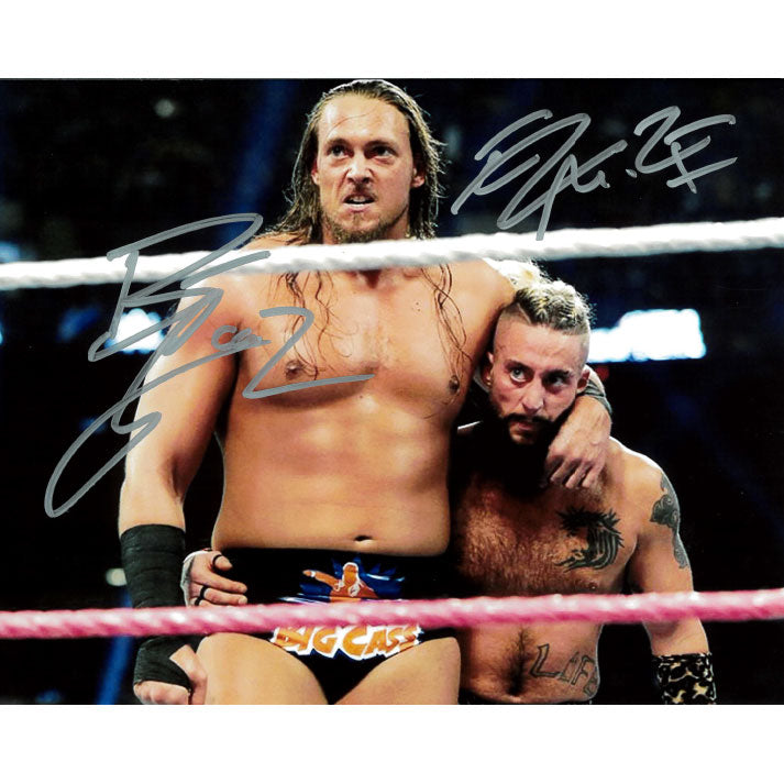 Enzo Amore & Big Cass Hug 8 x 10 Promo - DUAL AUTOGRAPHED