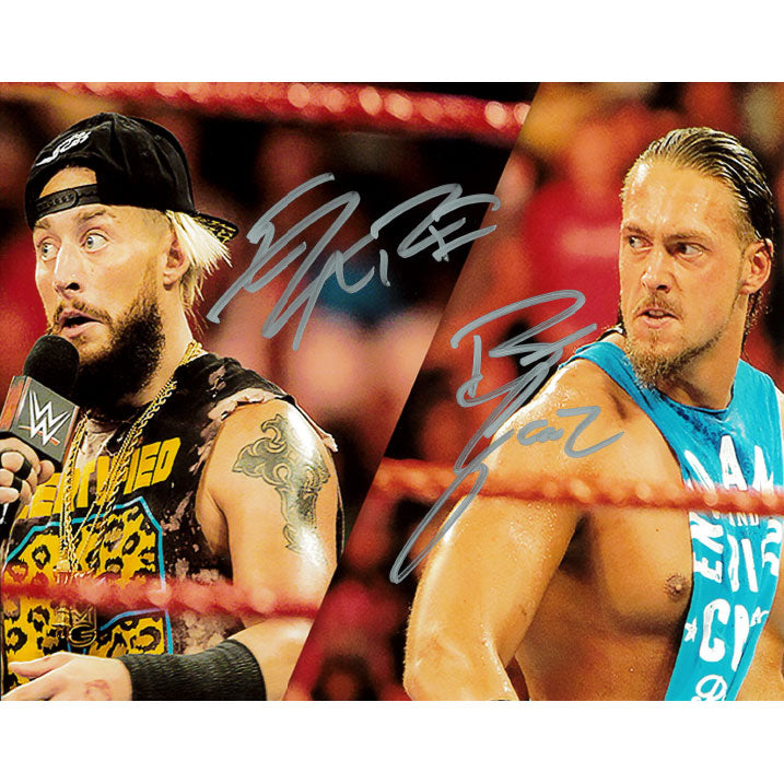 Enzo Amore & Big Cass Split Screen 8 x 10 Promo - DUAL AUTOGRAPHED