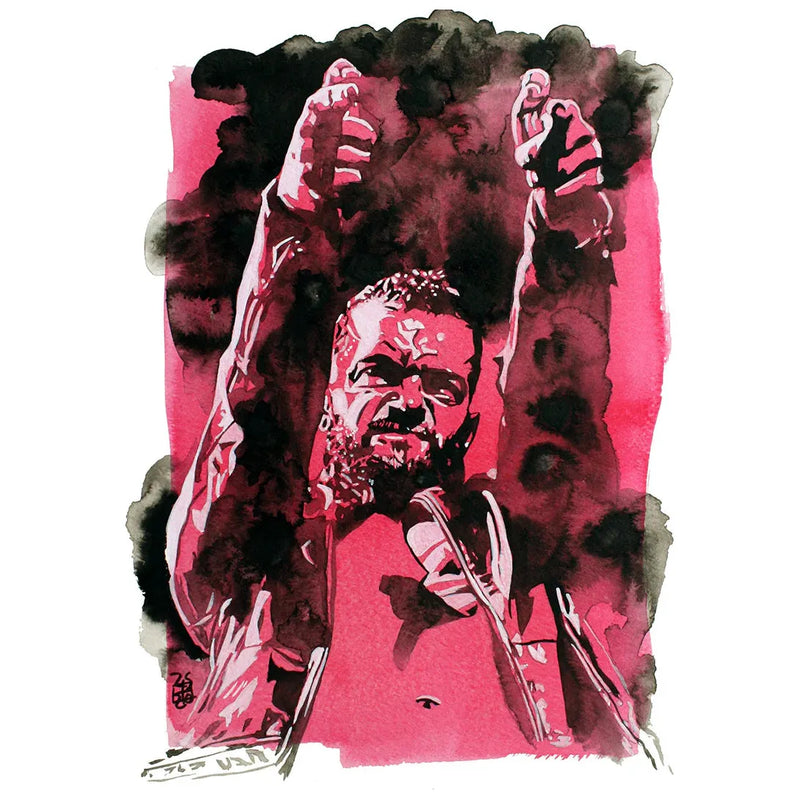 Finn Balor: Black, White and Red All Over 11x14 Poster