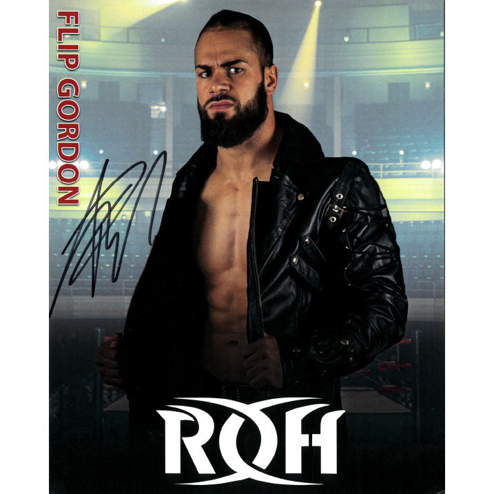 Flip Gordon Empty Arena 8 x 10 Promo - AUTOGRAPHED