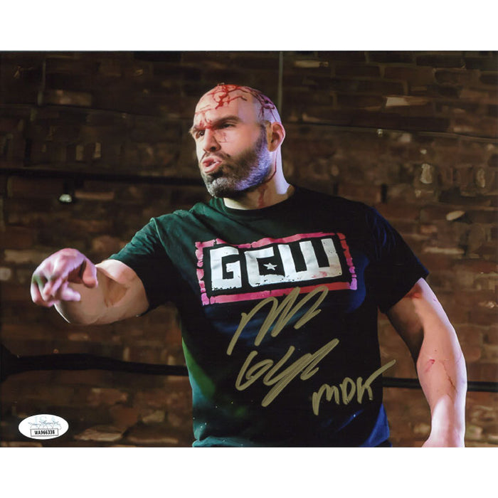 Nick Gage Pointing 8 x 10 Promo - JSA AUTOGRAPHED