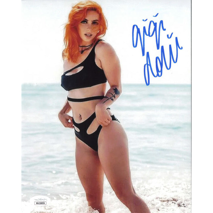 Gigi Dolin Black Swimsuit 8 x 10 Promo - JSA AUTOGRAPHED