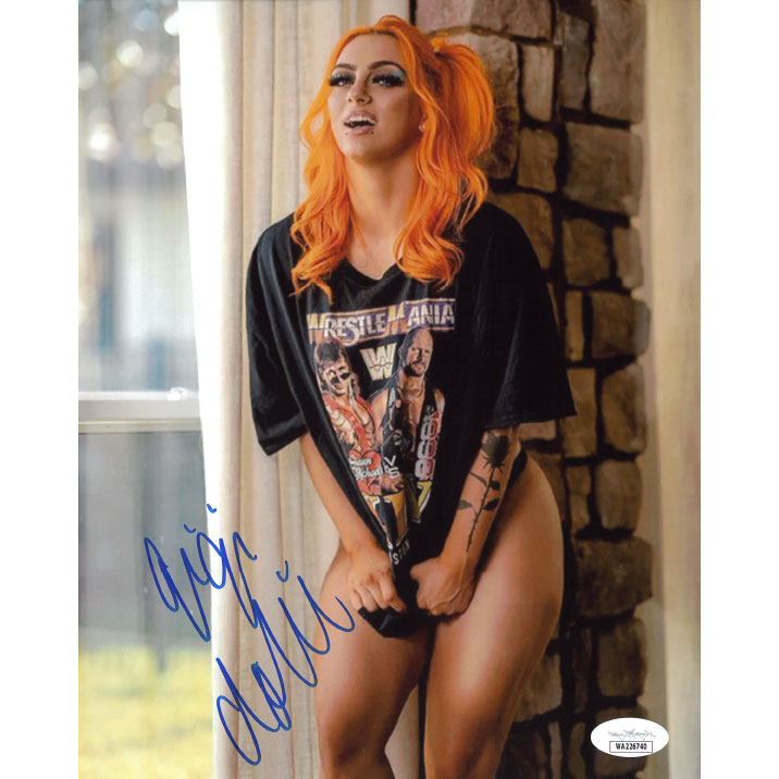 Gigi Dolin WM Shirt 8 x 10 Promo - JSA AUTOGRAPHED