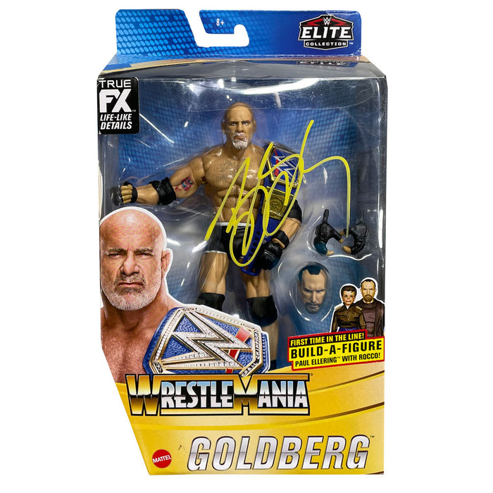 Goldberg Elite WrestleMania Figure - JSA Autographed