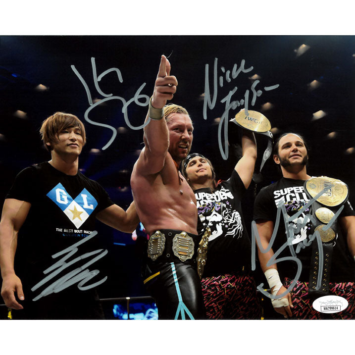 Golden Elite Dominion Horizontal 8 x 10 Promo - JSA QUAD AUTOGRAPHED