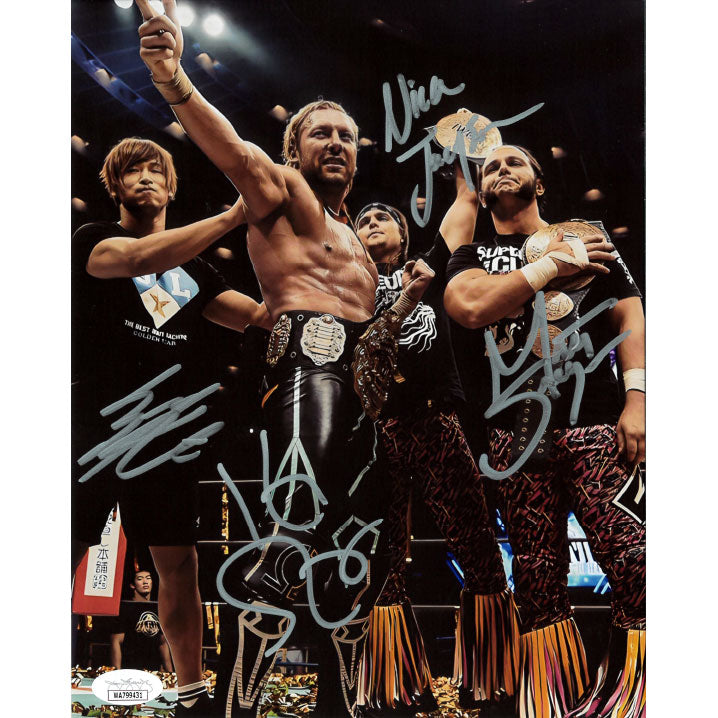 Golden Elite Dominion Vertical 8 x 10 Promo - JSA QUAD AUTOGRAPHED