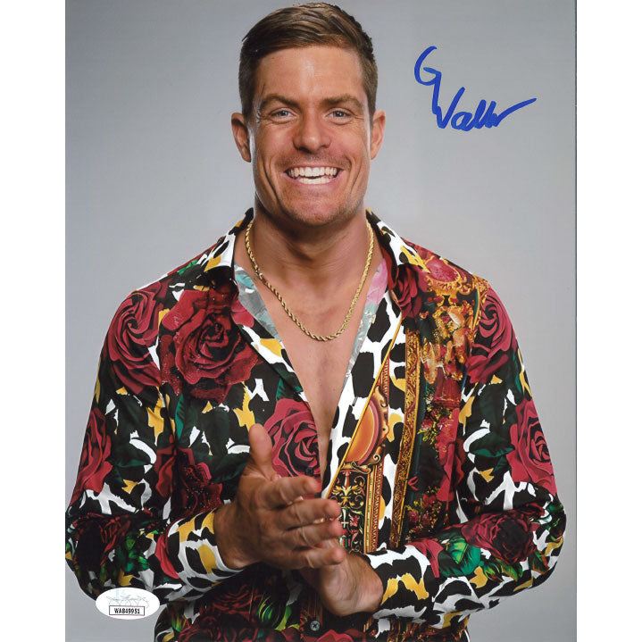 Grayson Waller Flower Shirt 8 x 10 Promo - JSA AUTOGRAPHED