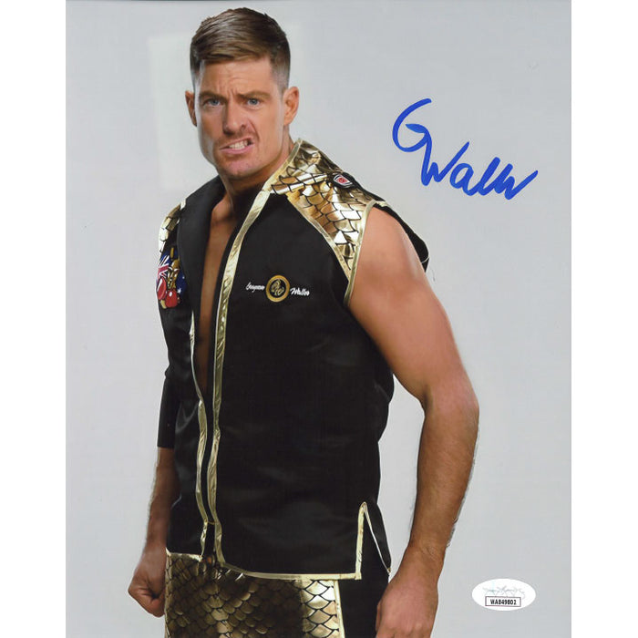 Grayson Waller Side Smirk BG 8 x 10 Promo - JSA AUTOGRAPHED