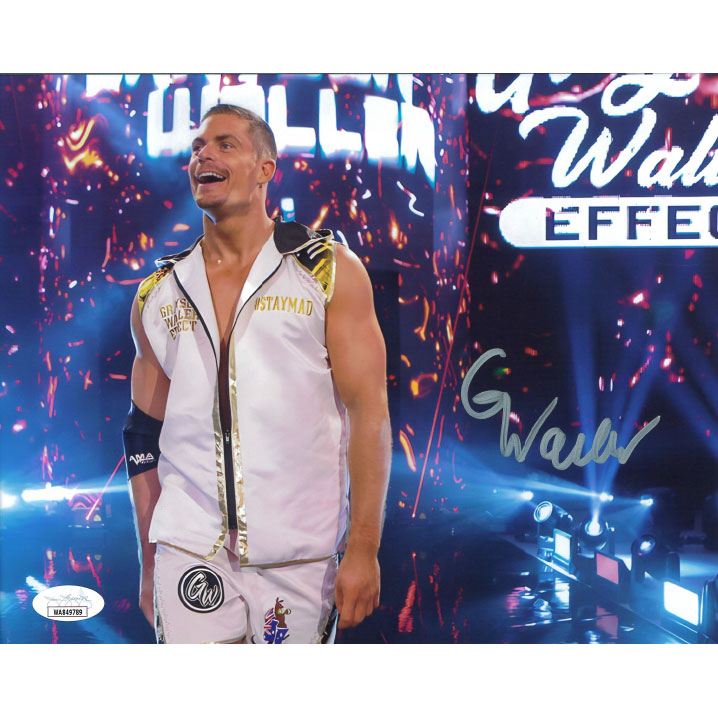 Grayson Waller Stay Mad 8 x 10 Promo - JSA AUTOGRAPHED