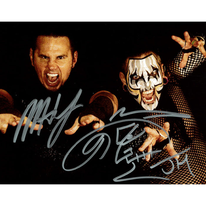 Hardy Boyz Open Mouth 8 x 10 Promo - DUAL AUTOGRAPHED