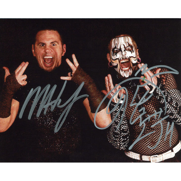 Hardy Boyz Hand Gestures 8 x 10 Promo  - AUTOGRAPHED