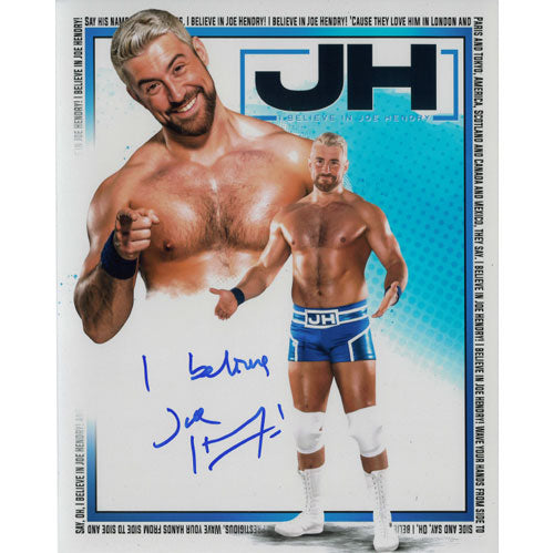 Joe Hendry AsylumGFX METALLIC 8 x 10 Promo - AUTOGRAPHED