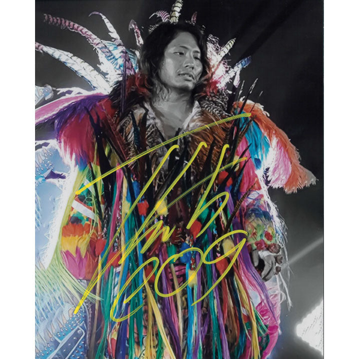 Hiromu Takahashi Entrance Robe METALLIC 8 x 10 Promo - AUTOGRAPHED