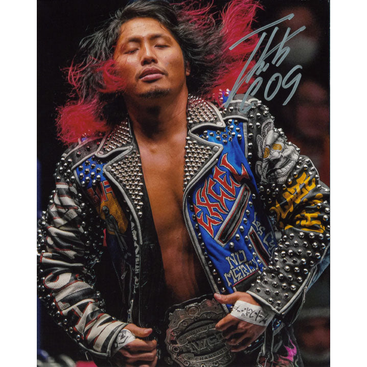 Hiromu Takahashi Jacket With Belt 8 x 10 Promo - AUTOGRAPHED