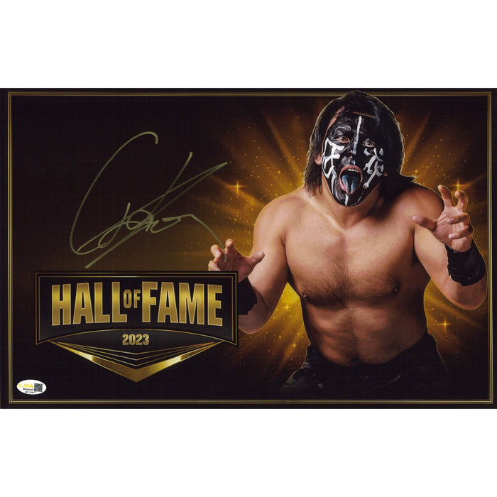 Great Muta 11x17 HOF - JSA Autographed