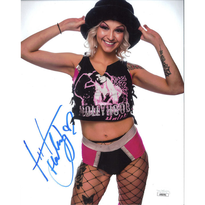 HollyHood Haley J Hands on Hat 8 x 10 Promo - JSA AUTOGRAPHED