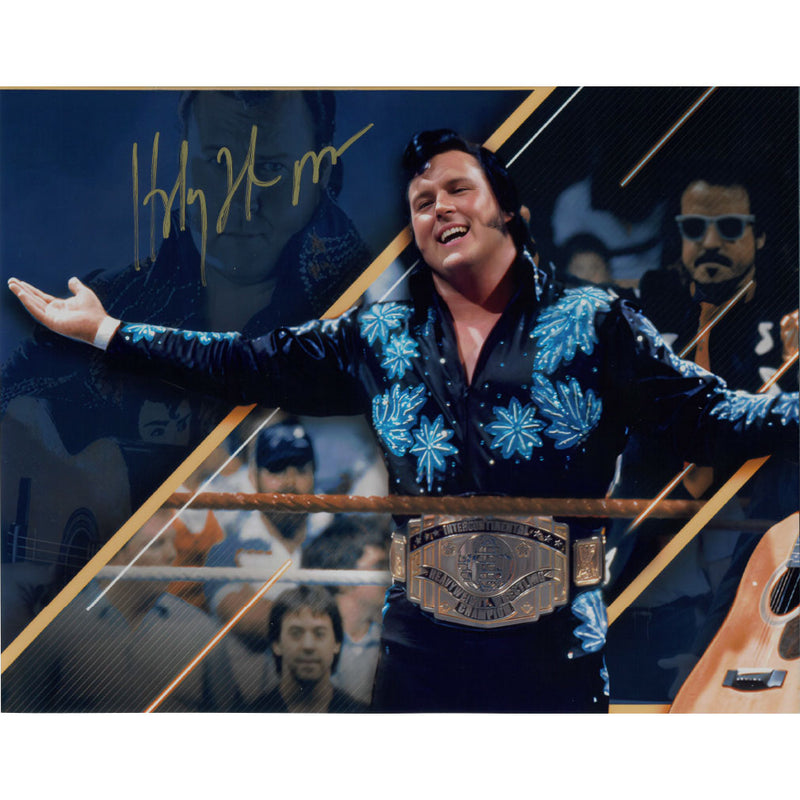 Honky Tonk Man IC Edit METALLIC 11 x 14 Poster - AUTOGRAPHED