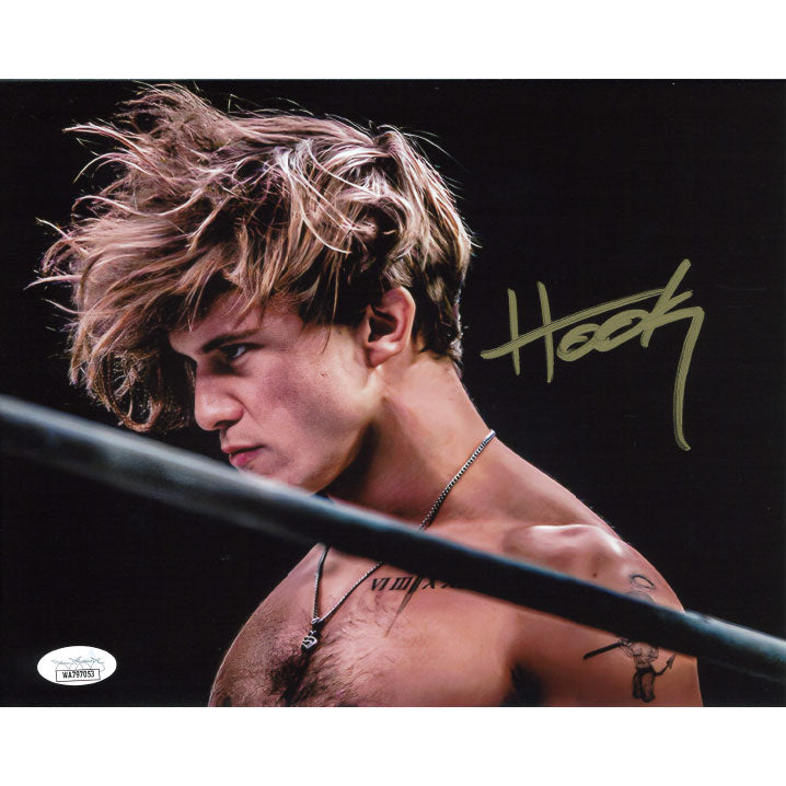 Hook In Ring Pose 8 x 10 Promo - JSA AUTOGRAPHED