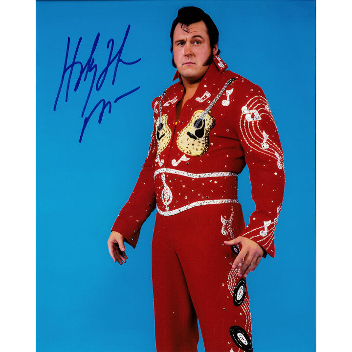 Honky Tonk Man Red Jumpsuit Half Pose 8 x 10 Promo - AUTOGRAPHED