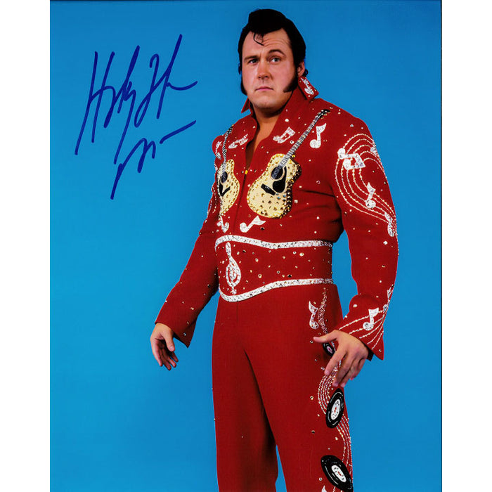 Honky Tonk Man Red Jumpsuit Half Pose 8 x 10 Promo - AUTOGRAPHED