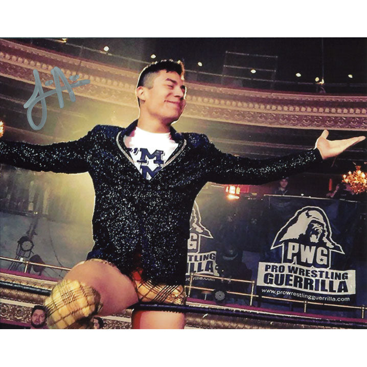 Jake Atlas On Ropes 8 x 10 Promo - AUTOGRAPHED