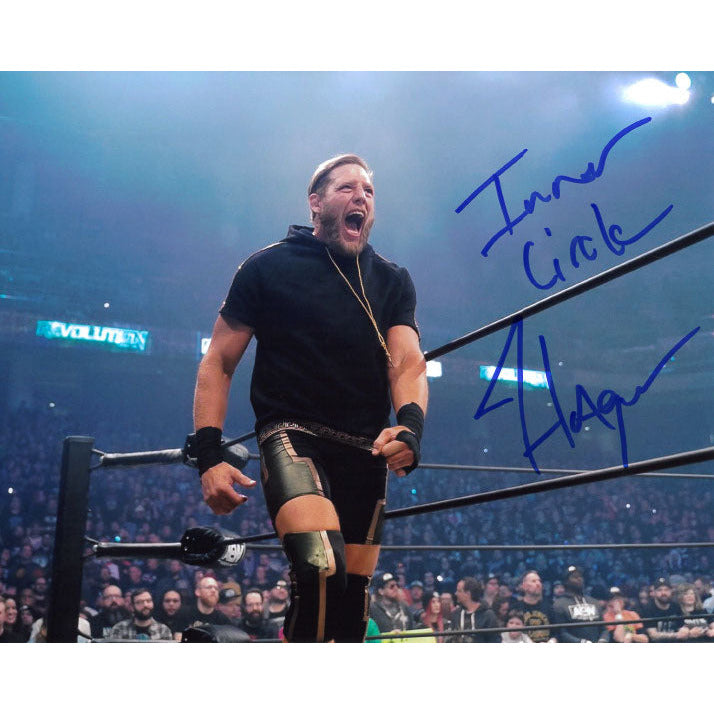 Jake Hager Yelling 8 x 10 Promo - AUTOGRAPHED