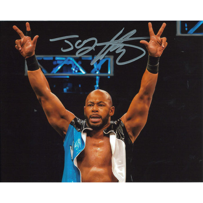 Jay Lethal Blue Pose 8 x 10 Promo - AUTOGRAPHED