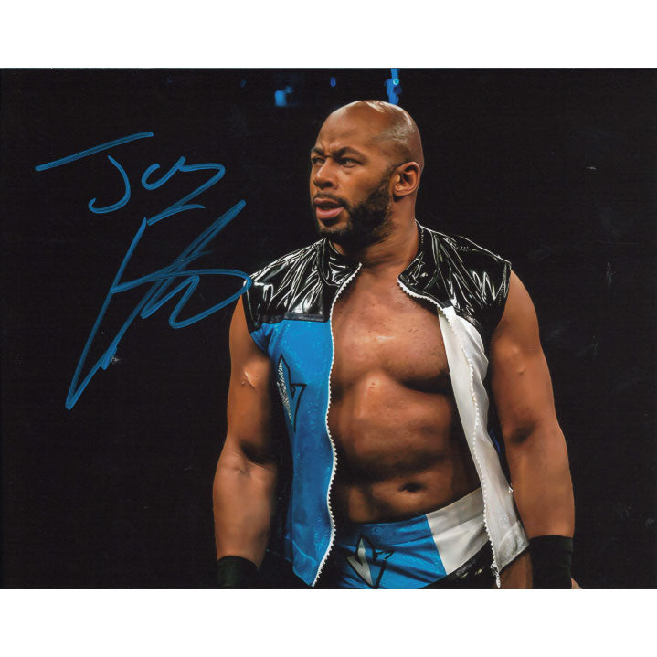 Jay Lethal Blue Vest 8 x 10 Promo - AUTOGRAPHED