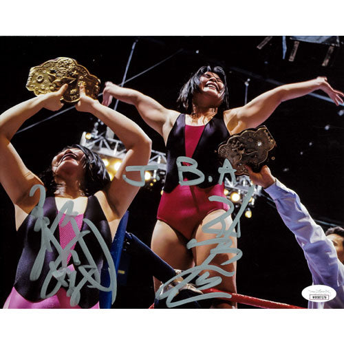 Jumping Bomb Angels Corner 8 x 10 Promo - JSA DUAL AUTOGRAPHED