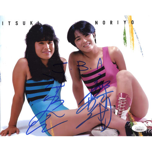 Jumping Bomb Angels Landscape 8 x 10 Promo - JSA DUAL AUTOGRAPHED