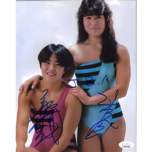 Jumping Bomb Angels Portrait 8 x 10 Promo - JSA DUAL AUTOGRAPHED