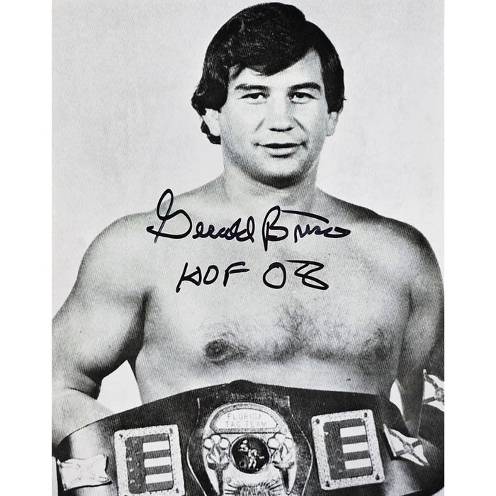 Jerry Brisco Florida Tag Title 8 x 10 Promo - AUTOGRAPHED