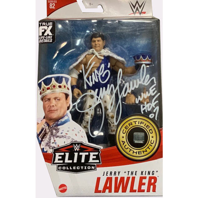 Jerry Lawler WWE Elite Figure - AUTOGRAPHED