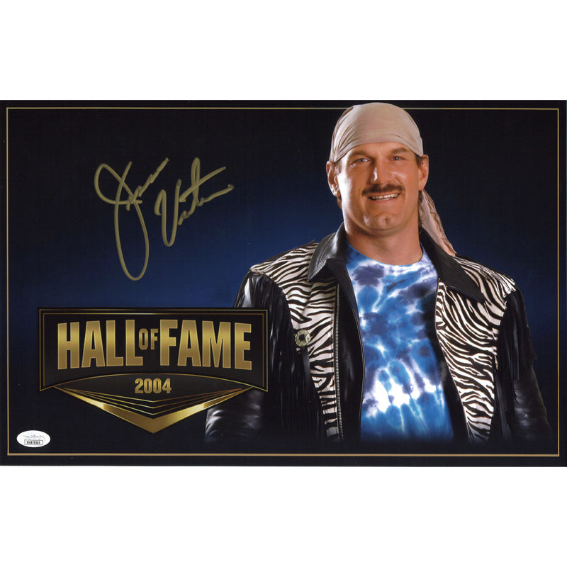 Jesse Ventura Hall of Fame 11 x 17 Poster - JSA AUTOGRAPHED