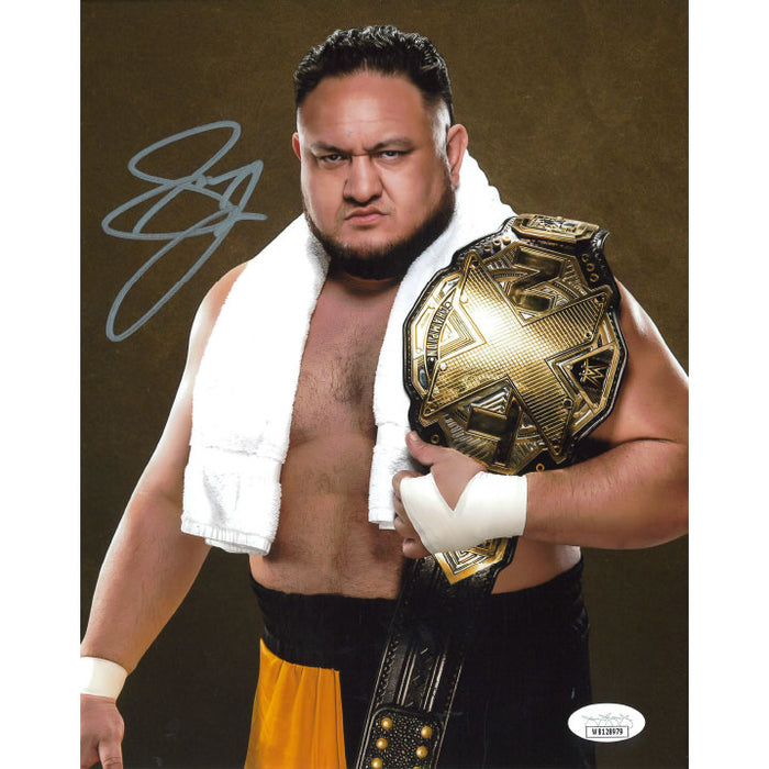 Samoa Joe NXT Champ 8 x 10 Promo - JSA AUTOGRAPHED
