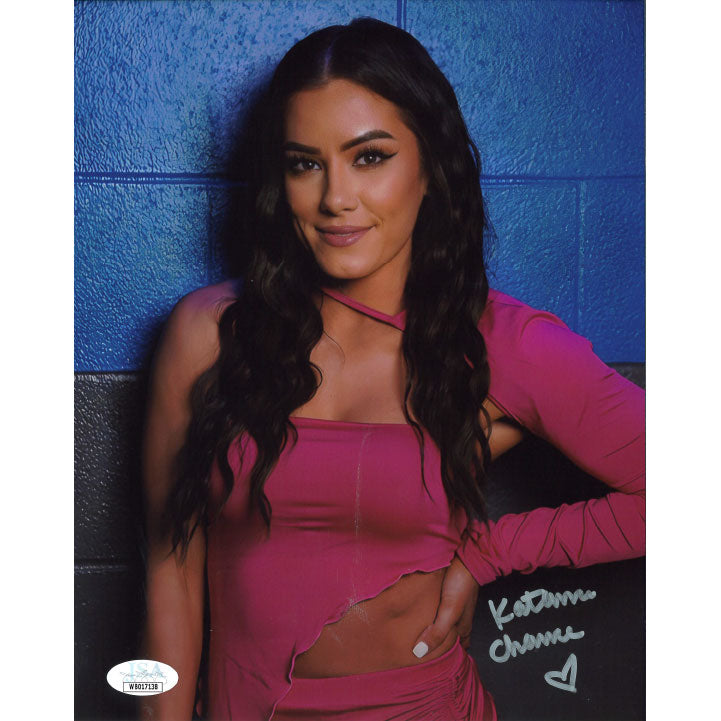 Katana Chance Pink Dress 8 x 10 Promo - JSA AUTOGRAPHED